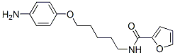 CAS 登录号：101586-79-2， N-[5-(4-氨基苯氧基)戊基]呋喃-2-甲酰胺