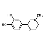 CAS 登录号：101594-00-7， 4-(4-甲基-2-吗啉基)-1,2-苯二酚
