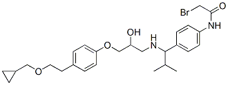 CAS#: 101639-68-3, 1-(4-(2-Cyclopropylmethoxyethyl)Phenoxy)-3-(1-(4-Bromoacetamidophenyl)-2-Methyl-Propylamine)-2-Propanol