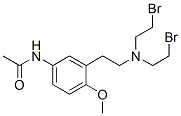 CAS 登录号：101651-56-3， N-[3-[2-(二(2-溴乙基)氨基)乙基]-4-甲氧基-苯基]乙酰胺