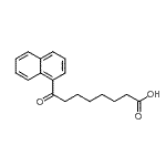 CAS#: 101743-46-8, 8-(1-Naphthyl)-8-Oxooctanoic Acid