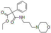 CAS 登录号：101756-22-3， 2-(3-吗啉-4-基丙基氨基甲酰)-2-苯基丁酸乙酯