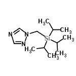CAS 登录号：101804-56-2， 1-[(三异丙基硅烷基)甲基]-1H-1,2,4-三唑