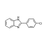 CAS 登录号：1019-85-8， 2-(4-氯苯基)-1H-苯并咪唑