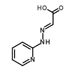 CAS 登录号：101950-60-1， (2E)-(2-吡啶基亚肼基)乙酸