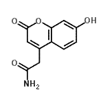 CAS#: 101999-45-5, 2-(7-Hydroxy-2-Oxo-2H-Chromen-4-Yl)Acetamide