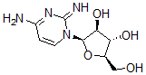 CAS 登录号：10212-22-3， (2R,3S,4S,5R)-2-(4-氨基-2-亚氨基嘧啶-1-基)-5-(羟基甲基)四氢呋喃-3,4-二醇