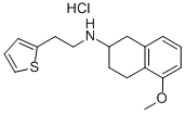 CAS 登录号：102120-96-7， N-(1,2,3,4-四氢-5-甲氧基-2-萘基)-2-噻吩乙胺盐酸盐(1:1)