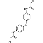 CAS 登录号：10224-03-0， N,N'-(氧基二-4,1-亚苯基)二(2-氯乙酰胺)