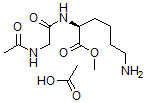 CAS#: 10236-44-9, Methyl N2-(N-acetylglycyl)-L-lysinate monoacetate