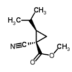 CAS#: 102363-74-6, Methyl (1R,2R)-1-Cyano-2-Isopropylcyclopropanecarboxylate