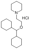 CAS 登录号：102376-35-2， 1-[2-(二环己基甲氧基)乙基]-哌啶盐酸盐(1:1)