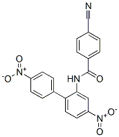 CAS 登录号：102387-17-7， 4-氰基-N-(4,4'-二硝基(1,1'-联苯)-2-基)苯甲酰胺