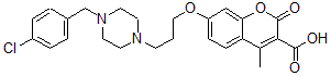 CAS 登录号：102392-27-8， 3-羧酸-哌香豆司特