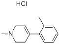 CAS 登录号：102417-86-7， 1-甲基-4-(2'-甲基苯基)-1,2,3,6-四氢吡啶盐酸盐