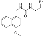 CAS 登录号：102434-28-6， 1-(2-溴乙基)-3-(4-甲氧基-1-萘甲基)脲