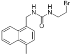 CAS 登录号：102434-31-1， 1-(2-溴乙基)-3-(4-甲基-1-萘甲基)脲