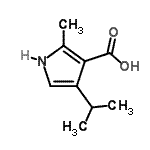 CAS#: 102440-24-4, 4-Isopropyl-2-Methyl-1H-Pyrrole-3-Carboxylic Acid