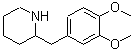 CAS 登录号：102458-70-8， 2-(3,4-二甲氧基苄基)哌啶
