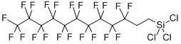 CAS 登录号：102488-49-3， 三氯(3,3,4,4,5,5,6,6,7,7,8,8,9,9,10,10,11,11,12,12,12-二十一氟十二烷基)-硅烷