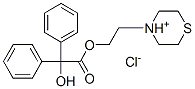 CAS 登录号：102516-84-7， 2-(1-硫杂-4-铵环己-4-基)乙基2-羟基-2,2-二苯基-乙酸酯氯化物