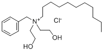 CAS 登录号：102571-39-1， 苄基-二(2-羟基乙基)-十一烷基氯化铵