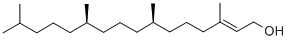 CAS 登录号：102608-53-7， (E)-3,7,11,15-四甲基十六碳-2-烯-1-醇