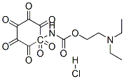 CAS 登录号：102609-70-1， 2-二乙基氨基乙基N-(2-庚氧基苯基)氨基甲酸酯盐酸盐