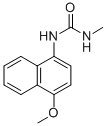CAS 登录号：102613-42-3， 1-(4-甲氧基萘-1-基)-3-甲基脲