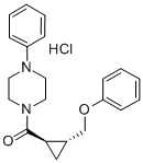 CAS#: 102617-34-5, [2-(Phenoxymethyl)Cyclopropyl]-(4-Phenylpiperazin-1-Yl)Methanone Hydrochloride
