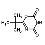 CAS 登录号：102618-91-7， 6-(2-甲基-2-丙基)-2H-1,3,5-恶二嗪-2,4(3H)-二酮