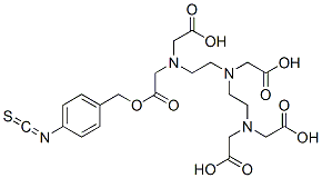 CAS 登录号：102650-30-6， 2-[2-(二(羧甲基)氨基)乙基-[(2S)-2-(二(羧甲基)氨基)-3-(4-异硫氰酸基苯基)丙基]氨基]乙酸