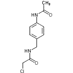 CAS 登录号：102677-62-3， N-(4-乙酰氨基苄基)-2-氯乙酰胺