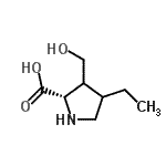 CAS 登录号：102686-07-7， 4-乙基-3-(羟基甲基)-L-脯氨酸
