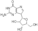 CAS#: 102731-45-3, (1S,2xi)-1-(2-Amino-4-Oxo-4,7-Dihydro-1H-Pyrrolo[3,2-d]Pyrimidin-7-Yl)-1,4-Anhydro-D-Threo-Pentitol