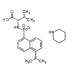 CAS#: 102783-25-5, N-{[5-(Dimethylamino)-1-Naphthyl]Sulfonyl}-L-Valine - Piperidine (1:1)