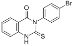 CAS 登录号：1028-39-3， 3-(4-溴苯基)-2,3-二氢-2-硫代-4(1H)-喹唑啉酮