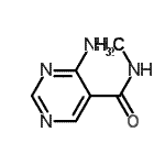 CAS#: 102818-44-0, 4-Amino-N-Methyl-5-Pyrimidinecarboxamide