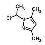 CAS 登录号：102864-89-1， 1-(1-氯乙基)-3,5-二甲基-1H-吡唑