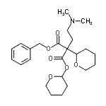 CAS#: 102891-39-4, O1-Benzyl O3-Tetrahydropyran-2-Yl 2-[2-(Dimethylamino)Ethyl]-2-Tetrahydropyran-2-Yl-Propanedioate