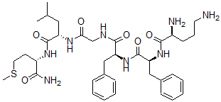CAS 登录号：102979-72-6， L-鸟氨酰-L-苯丙氨酰-L-苯丙氨酰甘氨酰-L-亮氨酰-L-蛋氨酰胺