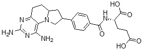 CAS#: 103003-96-9, (2S)-2-[[4-(1,3-Diamino-5,6,6a,7,8,9-Hexahydropyrimido[5,6-e]Indolizin-8-Yl)Benzoyl]Amino]Pentanedioic Acid