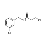 CAS#: 103040-54-6, 3-Chloro-N-(3-Chlorobenzyl)Propanamide