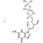 CAS 登录号：103192-45-6， 三磷酸,2-[1-(2-氨基-3,6-二氢-6-氧代-9H-嘌呤-9-基)-2-氧代乙氧基]-3-氧代丙基酯,钠盐(1:1)