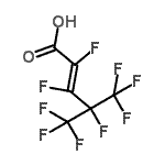 CAS 登录号：103229-89-6， (2E)-2,3,4,5,5,5-六氟-4-(三氟甲基)-2-戊烯酸