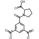 CAS 登录号：103238-71-7， 1-(3,5-二硝基苯甲酰)-L-脯氨酸