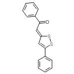 CAS 登录号：1033-62-1， (2Z)-1-苯基-2-(5-苯基-3H-1,2-二硫醇-3-亚基)乙酮