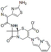 CAS 登录号：103313-22-0， 7-(2-(2-氨噻唑-4-基)-2-甲氧基亚胺乙酰氨基)-3-(咪唑并(1,5-a)吡啶鎓-2-基)甲基-3-头孢烯-4-羧酸盐