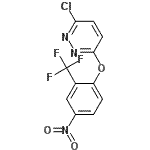 CAS 登录号：103317-55-1， 3-氯-6-[4-硝基-2-(三氟甲基)苯氧基]哒嗪