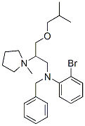 CAS 登录号：103424-99-3， N-苄基-N-[3-(2-甲基丙氧基)-2-(1-甲基吡咯烷-1-鎓-1-基)丙基]苯胺溴化物